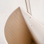 Ribbed Hanging Planter Set Of 2 Taupe Nestasia