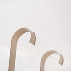 Ribbed Hanging Planter Set Of 2 Taupe Nestasia