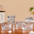 Ribbed Dessert Bowl Set Of 6 160ml Nestasia