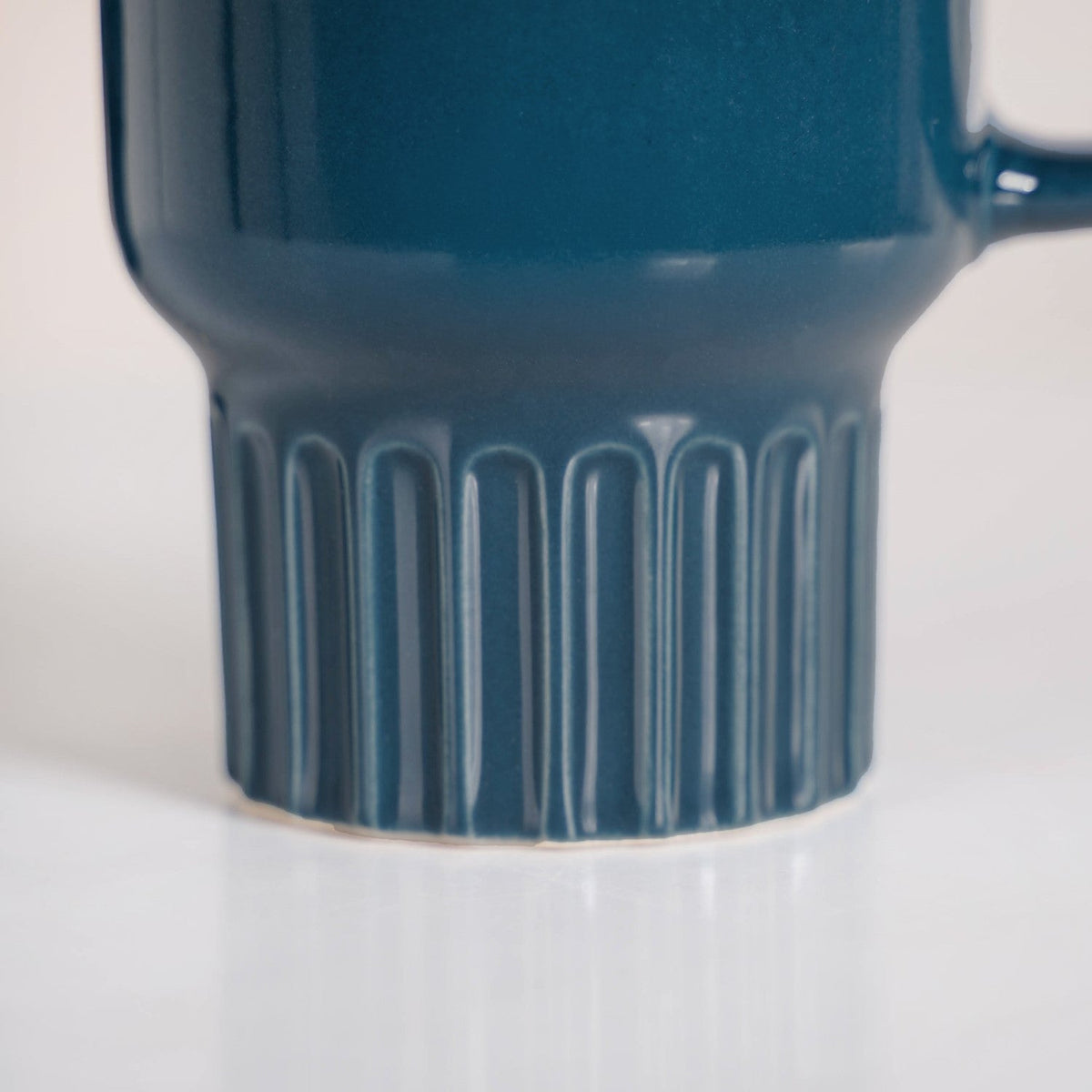 Ribelle Ceramic Stackable Mug Set Of 4 Deep Blue 270ml Nestasia