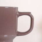 Ribelle Ceramic Stackable Mug Set Of 4 Taupe 270ml Nestasia