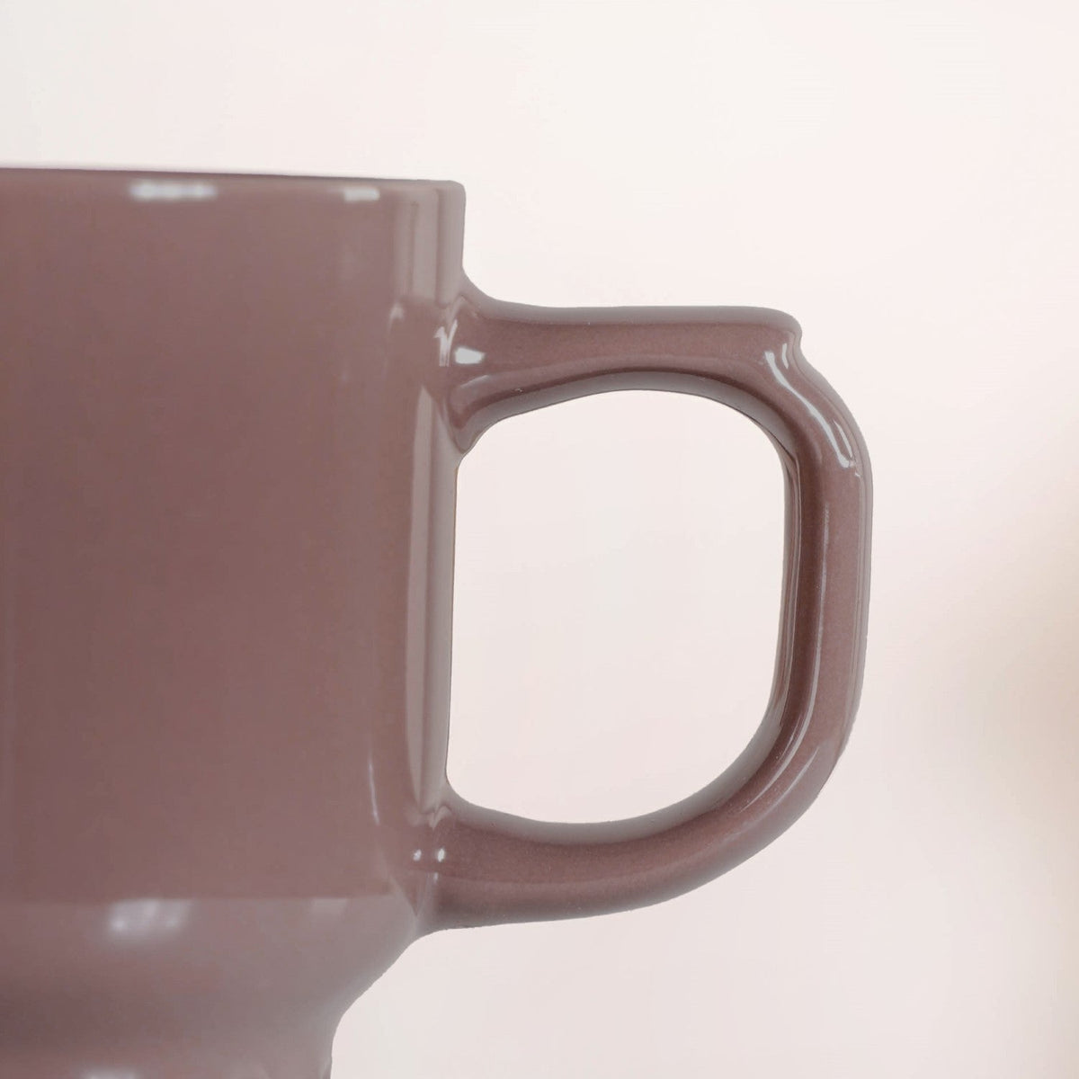 Ribelle Ceramic Stackable Mug Set Of 4 Taupe 270ml Nestasia