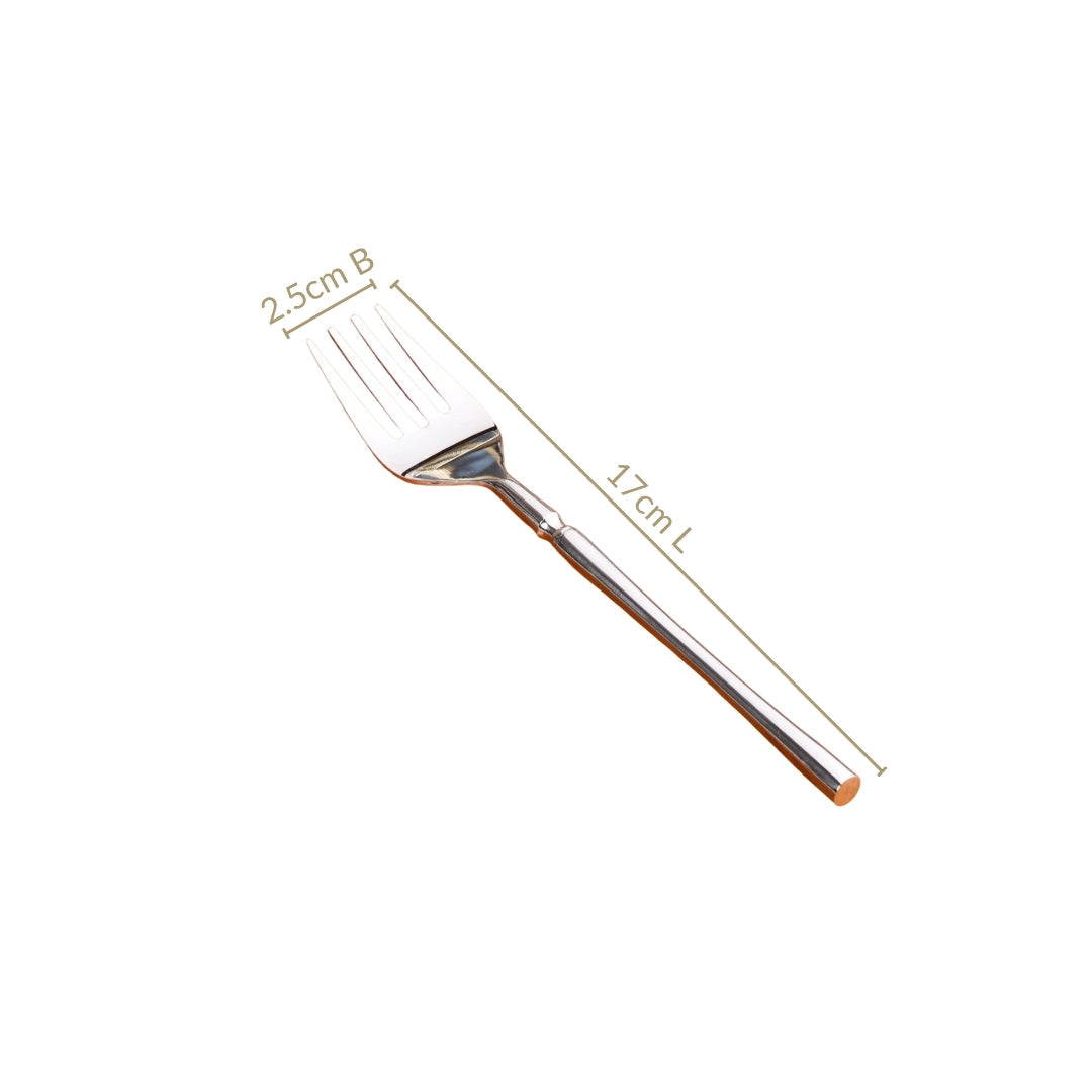 Minimalist Stainless Steel Fork Set Of 6 Nestasia