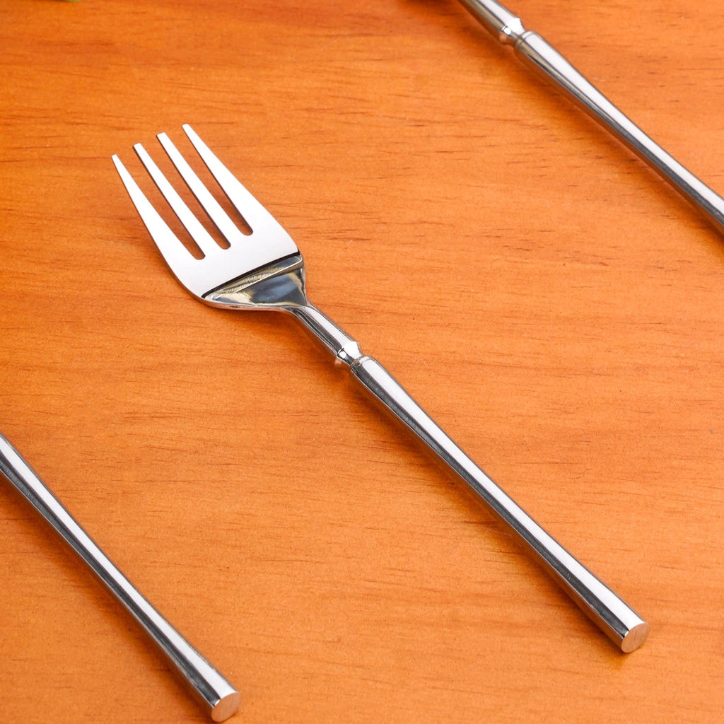 Minimalist Stainless Steel Fork Set Of 6 Nestasia