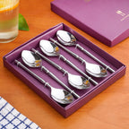 Minimalist Stainless Steel Spoon Set Of 6 Nestasia
