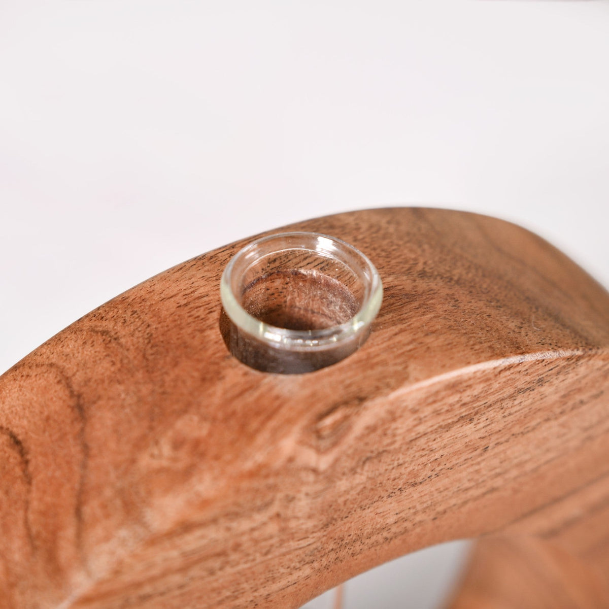 Ring Table Top Test Tube Wooden Vase Nestasia