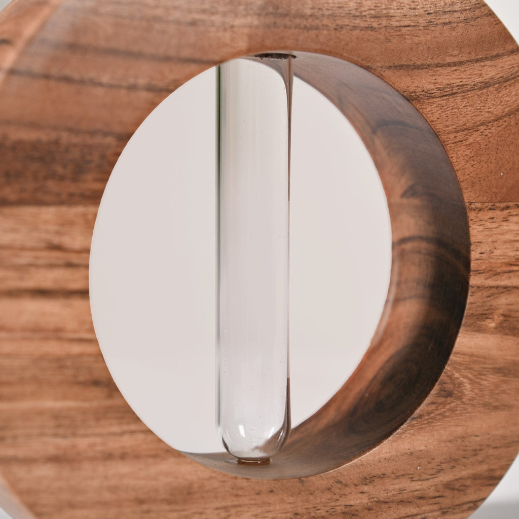 Ring Table Top Test Tube Wooden Vase Nestasia