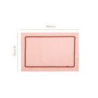 Madeline Peach Set Of 4 Reversible Cotton Placemats Nestasia