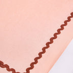 Madeline Peach Set Of 4 Reversible Cotton Placemats Nestasia