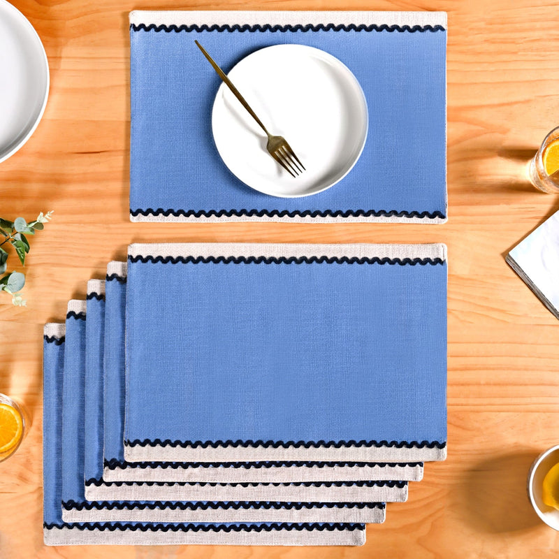 Ripple Edge Table Mat Set Of 6 Nestasia