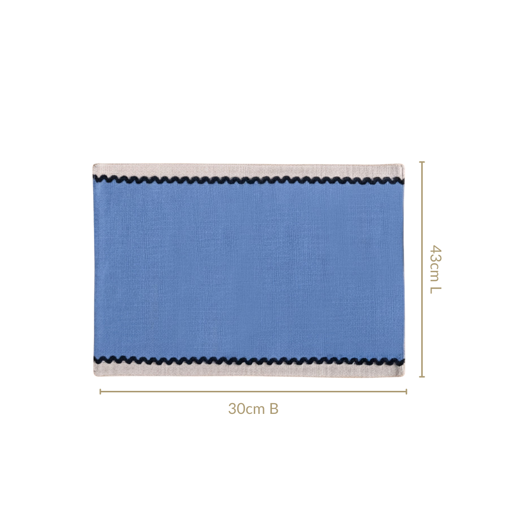 Ripple Edge Table Mat Set Of 6 Nestasia