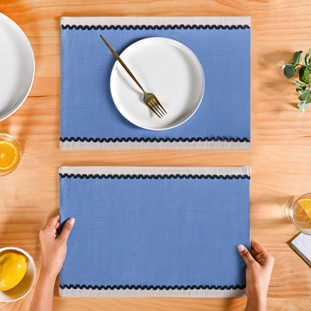 Ripple Edge Table Mat Set Of 6 Nestasia