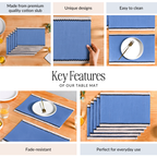 Ripple Edge Table Mat Set Of 6 Nestasia