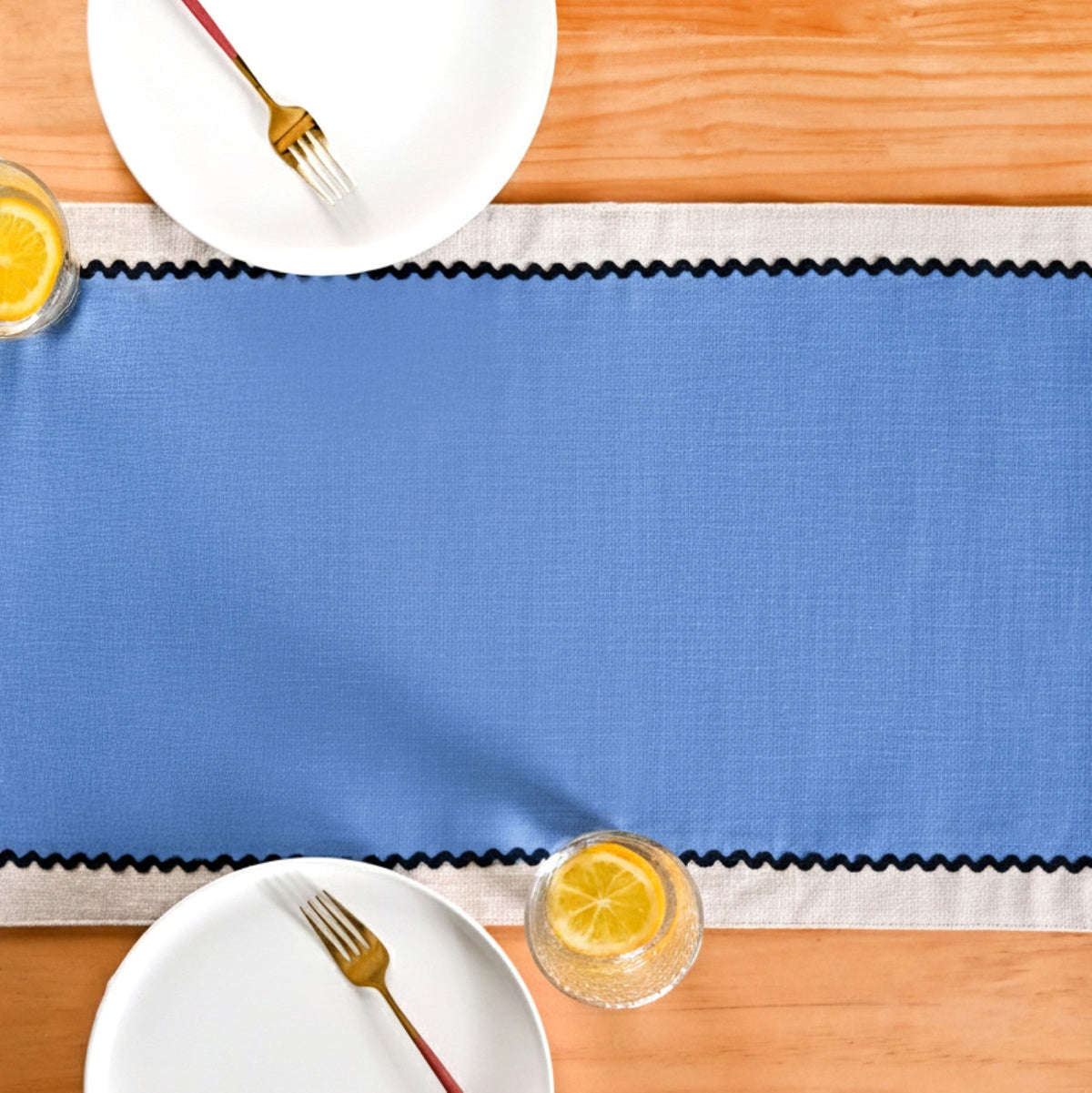 Ripple Edge Table Runner 181x40cm Nestasia