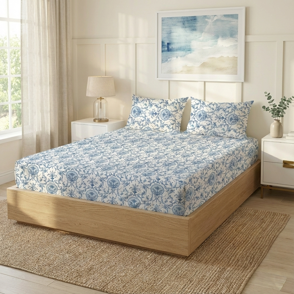 Riviera Queen Size Bedding Set 254x229cm Nestasia