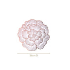 Rose Gold And White Fleur Placemat Set Of 6 Nestasia