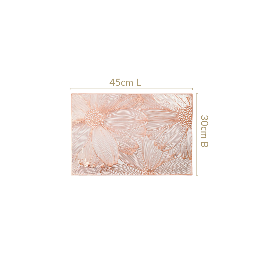 Soft Girl Rose Gold Table Mat Set Of 6 Nestasia