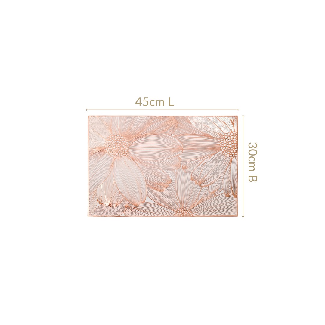 Soft Girl Rose Gold Table Mat Set Of 6 Nestasia
