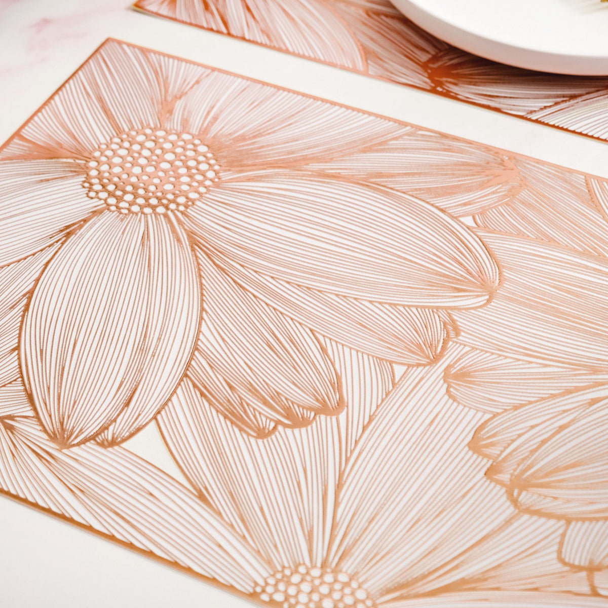 Soft Girl Rose Gold Table Mat Set Of 6 Nestasia