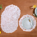 Rose Luxe Round Tablemat Set Of 6 Nestasia