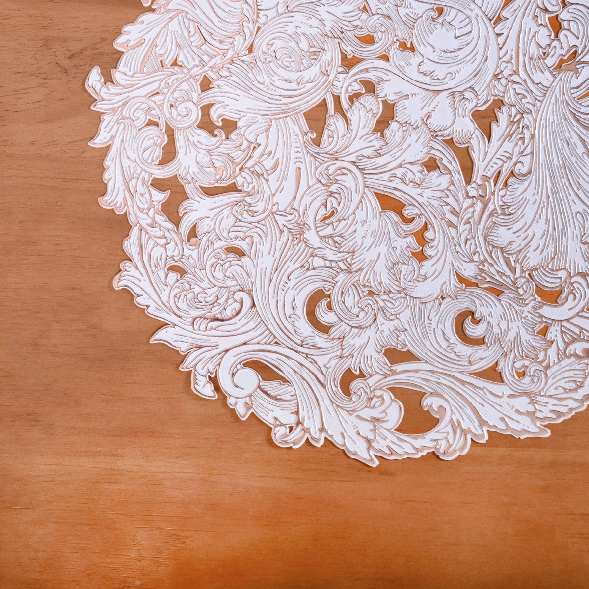 Rose Luxe Round Tablemat Set Of 6 Nestasia