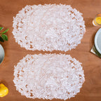 Rose Luxe Round Tablemat Set Of 6 Nestasia