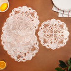 Rosegold Reverie Placemat Set Of 6 Nestasia