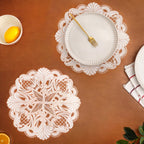 Rosegold Reverie Placemat Set Of 6 Nestasia