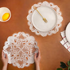 Rosegold Reverie Placemat Set Of 6 Nestasia