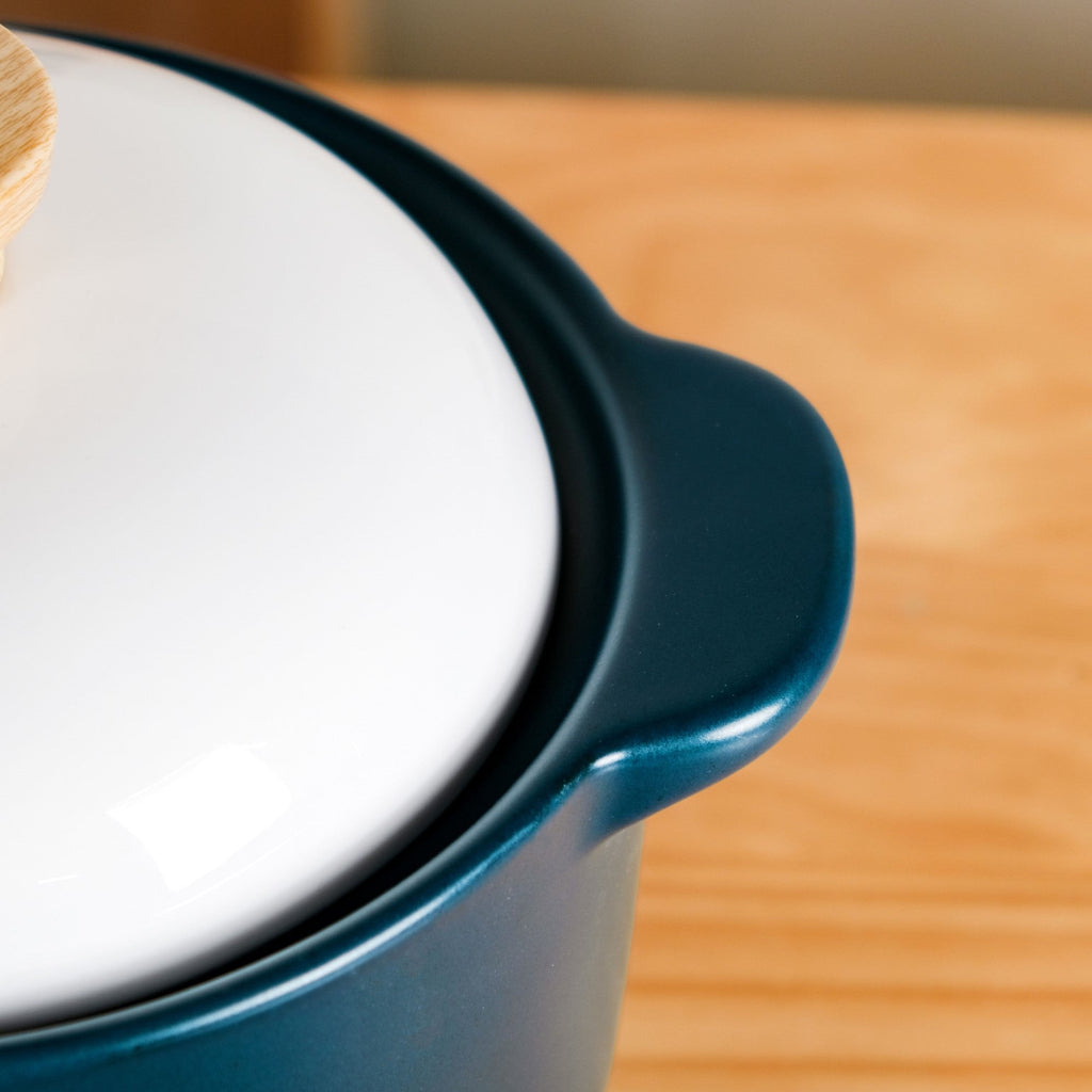 Cera Ceramic Soup Cooking Pot With White Lid 6000ml Nestasia