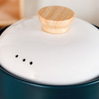 Cera Ceramic Soup Cooking Pot With White Lid 6000ml Nestasia