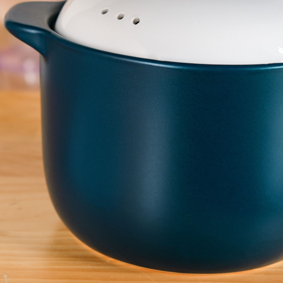 Cera Ceramic Soup Cooking Pot With White Lid 6000ml Nestasia