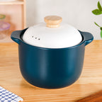Cera Ceramic Soup Cooking Pot With White Lid 6000ml Nestasia