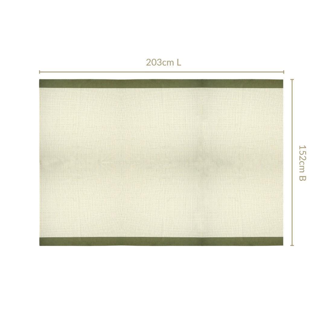 Palm Grove 6 Seater Cotton Table Cover 203x152cm Nestasia