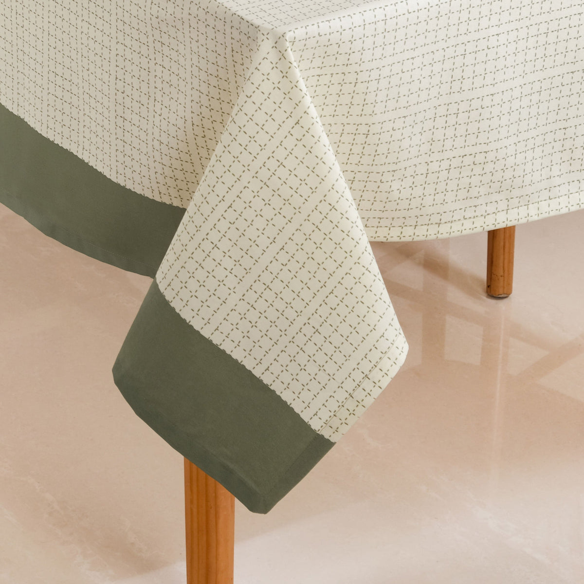 Palm Grove 6 Seater Cotton Table Cover 203x152cm Nestasia