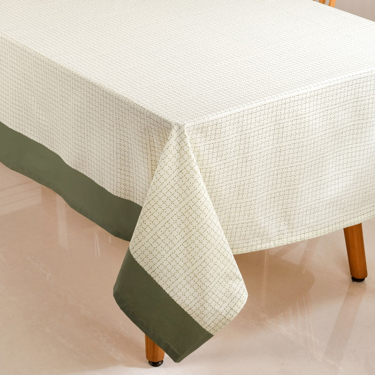 Palm Grove 8 Seater Cotton Table Cover 274x152cm Nestasia