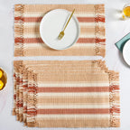 Rustic Cotton Placemat Set Of 6 Nestasia