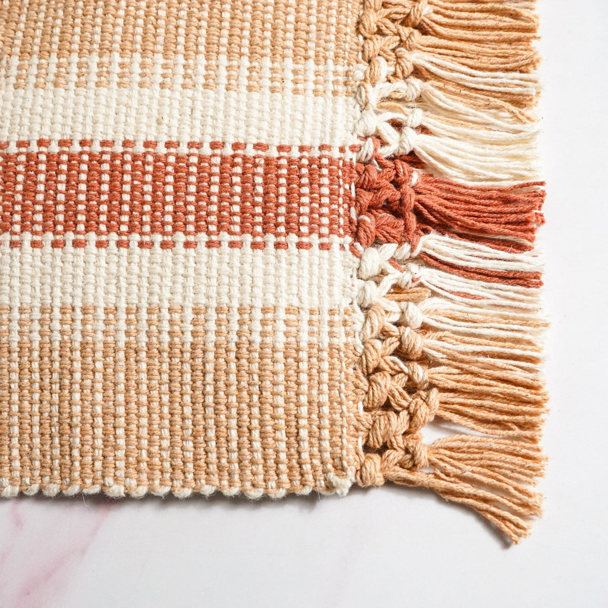 Rustic Cotton Placemat Set Of 6 Nestasia