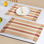 Rustic Cotton Placemat Set Of 6 Nestasia