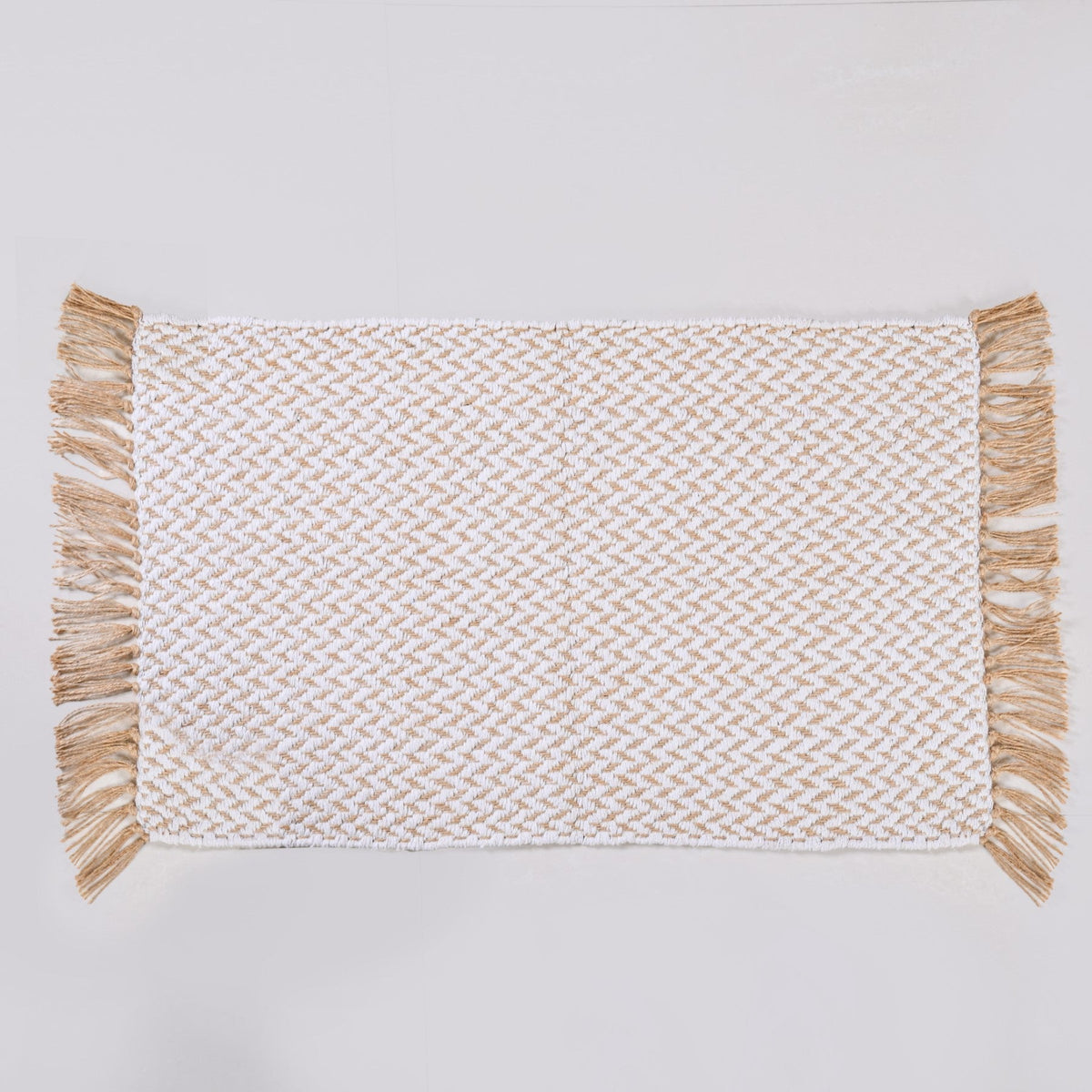 Minimal Cotton Anti Slip Floor Mat 96x50cm Nestasia