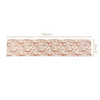 Mocha Fern Table Runner 6 Seater 185x35cm Nestasia