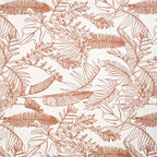 Mocha Fern Table Runner 6 Seater 185x35cm Nestasia