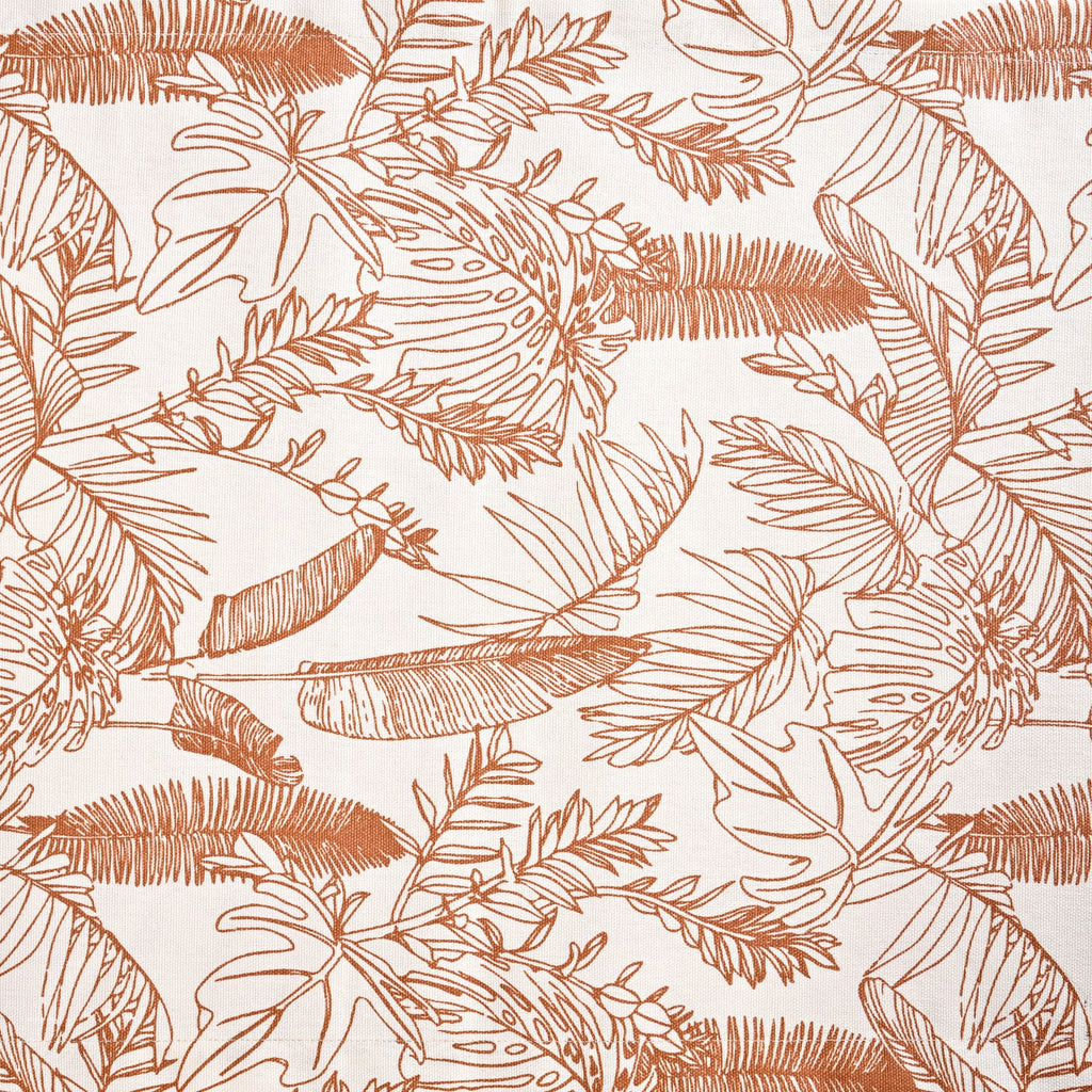 Mocha Fern Table Runner 8 Seater 264x35cm Nestasia