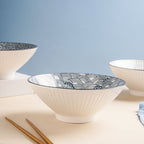 Meraki Ramen Bowl Scallop Patterns 700 ml Nestasia