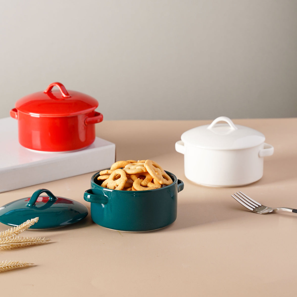 Toujours Dessert Bowl With Lid Nestasia