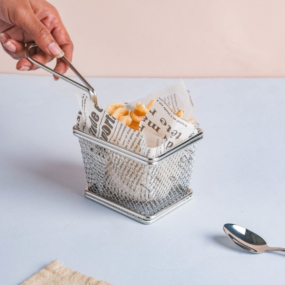Steel Snack Basket Nestasia