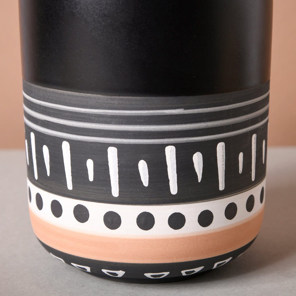 Black Ethnic Vase Nestasia