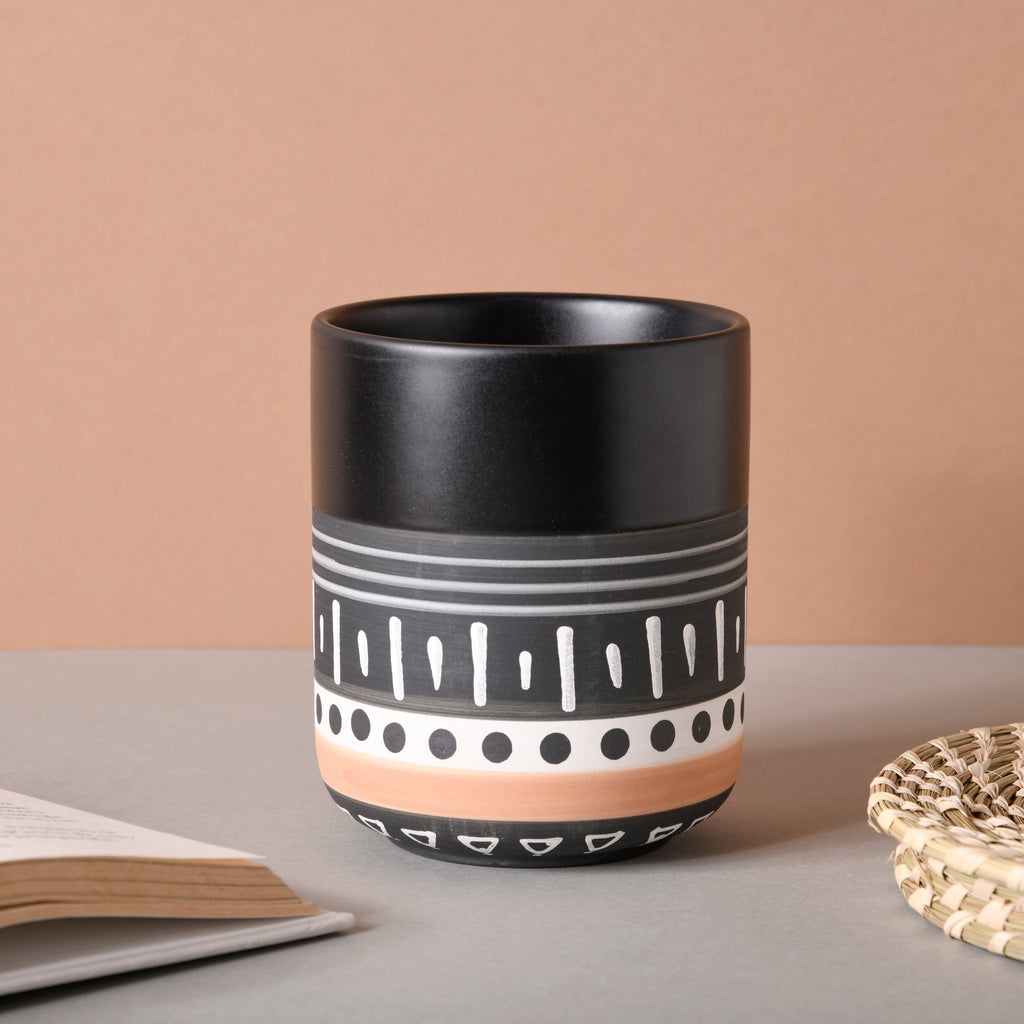 Black Ethnic Vase Nestasia