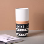 White Ethnic Vase Nestasia