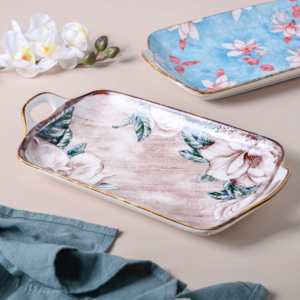 Ceramic Floral Tray Nestasia